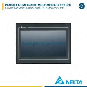 PANTALLA HMI AVANZ. MULTIMEDIA 12 TFT LCD 24VDC MEMORIA 8GB COMUNIC. RS485 Y ETH DELTA