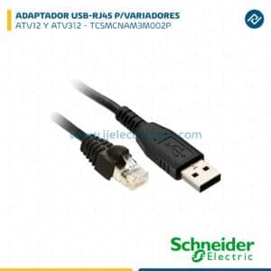ADAPTADOR USB-RJ45 P/VARIADORES ATV12 Y ATV312 SCHNEIDER ELECTRIC