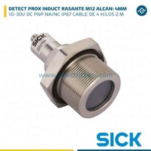 DETECT ULTRASÓNICO, ALCAN:350-3.400MM, 9-30VDC,4-20MA/0-10 V, PNP. IP67, 5 POLOS SICK