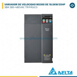 VARIADOR DE VELOCIDAD MS300 DE 18.5KW/25HP 38A 380-480VAC TRIFÁSICO DELTA