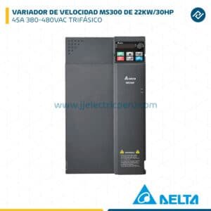 VARIADOR DE VELOCIDAD MS300 DE 22KW/30HP 45A 380-480VAC TRIFÁSICO DELTA