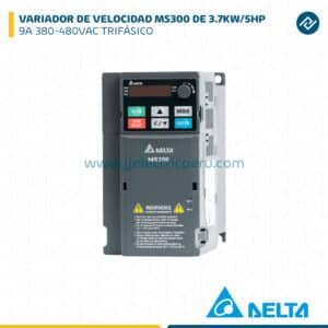VARIADOR DE VELOCIDAD MS300 DE 3.7KW/5HP, 9A, 380-480VAC TRIFÁSICO DELTA