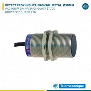 DETECT. PROX. INDUCT. FRONTAL METAL. Ø30MM, ALC.10MM 2H NA, 24-240VAC/ 21VDC IP68 CNX TELEMECANIQUE