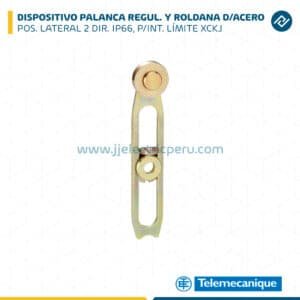 DISPOSITIVO PALANCA REGUL. Y ROLDANA D/ACERO 2 DIR. IP66 P/INT. LÍMITE XCKJ TELEMECANIQUE