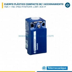CUERPO PLÁSTICO COMPACTO DE 1 ACCIONAM. 1NA + 1NC IP66 P/INTERR. LIMT. XCK-P TELEMECANIQUE