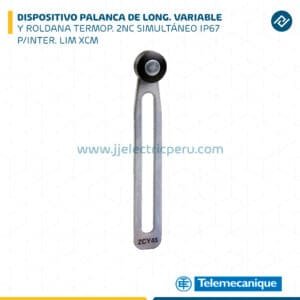 DISPOSITIVO PALANCA LONG. VARIABLE Y ROLDANA TERMOP. 2NC IP67 P/INTER. XCM TELEMECANIQUE