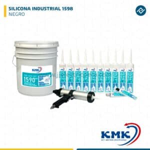 SILICONA INDUSTRIAL 1598 NEGRO KMK