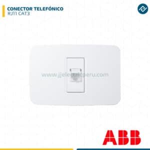 CONECTOR TELEFÓNICO RJ11 CAT3 2CLA051700N1102 ABB